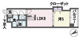 グラヴィス平尾の間取り画像