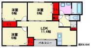 メゾンクラッセ皿山の間取り画像