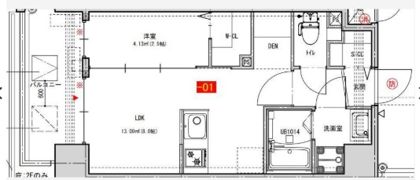Modern palazzo博多FRONTの間取り画像