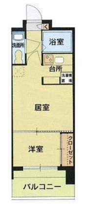 エステート・モア・シャトー薬院の間取り画像