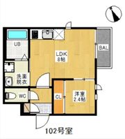 G-style姪浜Iの間取り画像