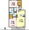 D-roomラパンの間取り画像