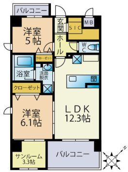 間取図