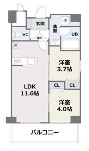 エフパルク高宮IIの間取り画像