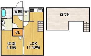 アンピオ吉塚弐番館の間取り画像