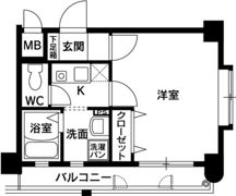 シャルム藤崎の間取り画像