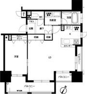 アメックス赤坂門タワーの間取り画像