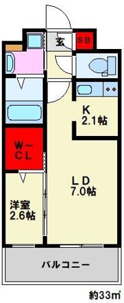 リアンレガーロ井尻ステーションIIの間取り画像