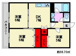 ひがしビルの間取り画像