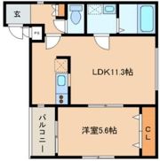 パラディーゾ空港前の間取り画像