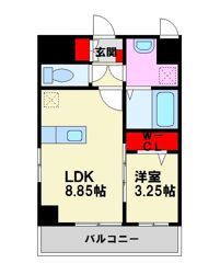 マルコビル平尾の間取り画像