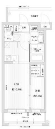グランフォーレ西新ヒルズの間取り画像
