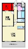 オークランセル那の川の間取り画像