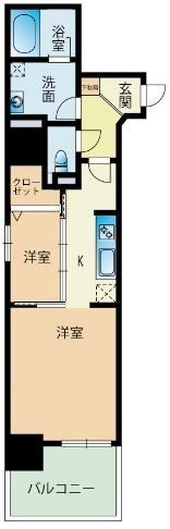 サニークレスト赤坂の間取り画像