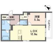 シャーメゾンマーレ竹下の間取り画像