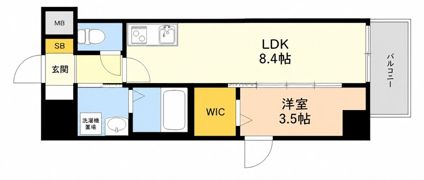 LIFEFIELD諸岡IIの間取り画像