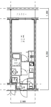 Residence TAKAMIYAの間取り画像