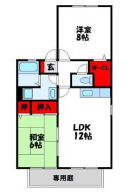 ハイカムール千歳台の間取り画像