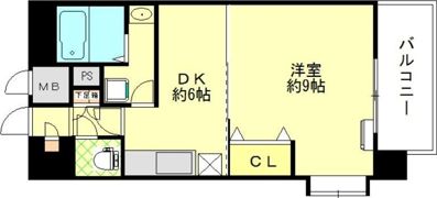 ラ・オーラ千早駅前の間取り画像