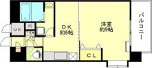ラ・オーラ千早駅前の間取り画像