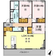 TORISIA平和の間取り画像