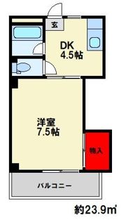アテイン朱雀の間取り画像