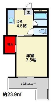 アテイン朱雀の間取り画像