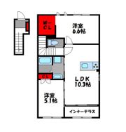グランディール青葉の間取り画像