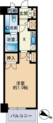 コンフォール高宮東の間取り画像