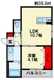 カトレア春日西の間取り画像