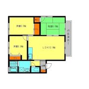 セジュールリカーIIの間取り画像
