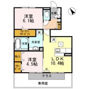 セジュール・コリーヌ D棟の間取り画像
