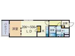 GRANPASEO大濠の間取り画像