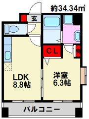 ラヴィ ヌーヴォの間取り画像