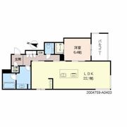 Shamaison Luxuar平尾山荘通の間取り画像