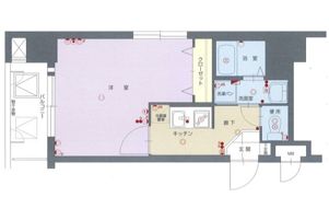ラフィネス薬院ウエストタワーの間取り画像
