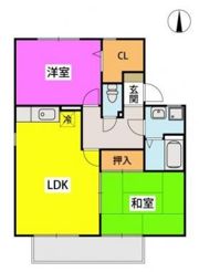 セジュール清原の間取り画像
