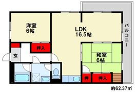 第2オリエンタル山繁の間取り画像