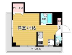 スリム箱崎の間取り画像