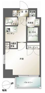 エンクレスト天神IVの間取り画像