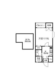 ブラージュ六本松の間取り画像