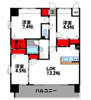 CINQ IWASE BLDの間取り画像