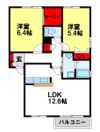 郁李苑シマ D棟の間取り画像