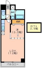 シャローム箱崎の間取り画像