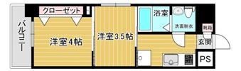 リファレンス博多駅前の間取り画像
