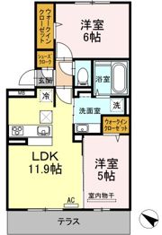 D-roomパークサイド吉塚の間取り画像