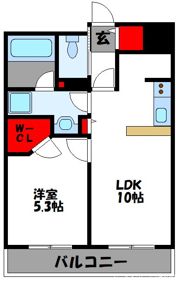 ルキシア薬院の間取り画像