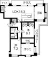 ヒルクレスト大濠公園駅の間取り画像
