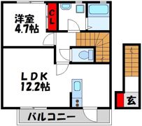 Dio赤間の間取り画像