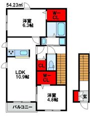 エルメゾンの間取り画像